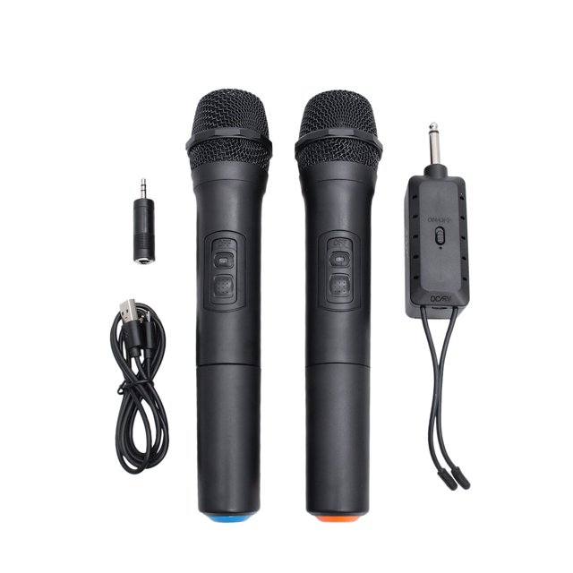 Axio Wireless Microphone System Dual Cordless Handheld Microphone