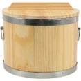 Axio Wooden Bucket Sushi Rice Container Cooked Rice Bucket Cooked Rice
