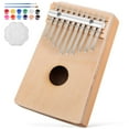 Axio Wooden Kalimba Piano 10 Keys Finger Piano with Paint Set for