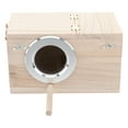Axio Wooden Wild Bird Nest Box Nesting Feeding Feeder Station House