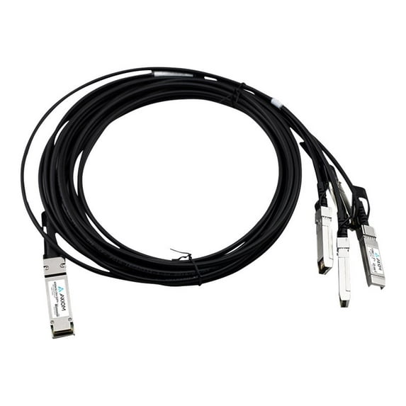 Axiom - 100GBase-CR4 direct attach cable - QSFP28 to SFP28 - 10 ft - twinaxial - passive