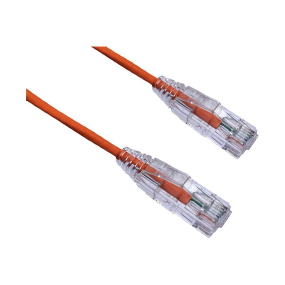 Axiom BENDnFLEX - Patch cable - RJ-45 (M) to RJ-45 (M) - 10 ft - foiled unshielded twisted pair (F/UTP) - CAT 6a - snagless, stranded - orange