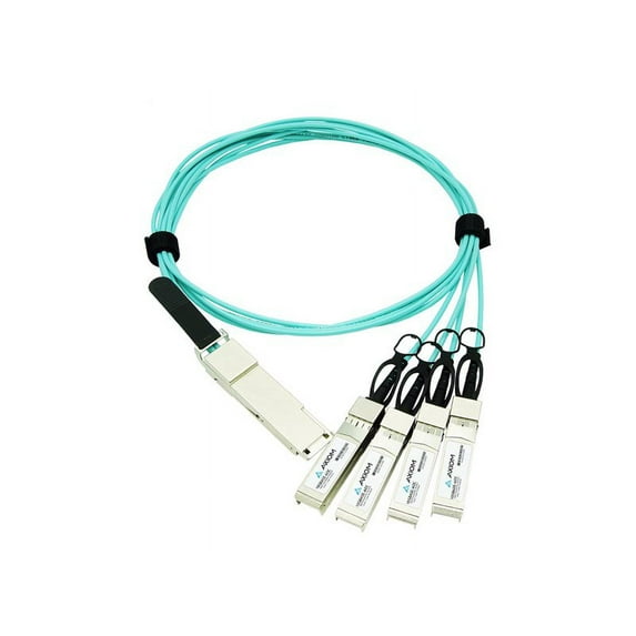 Axiom - 40GBase-AOC direct attach cable - QSFP+ (M) to SFP+ (M) - 3 m - 3 m - fiber optic - active - for Cisco Nexus 2348, 31XX, 93XX, 93XXX, X97160, X9736; ONE Nexus 32XX, 92XX, 93XXX; UCS C4200