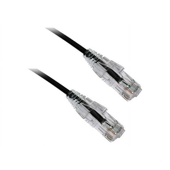 Axiom BENDnFLEX Ultra-Thin - Patch cable - RJ-45 (M) to RJ-45 (M) - 50 ft - UTP - CAT 6 - snagless - black