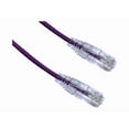 thumbnail image 1 of Axiom BENDnFLEX - Patch cable - TAA Compliant - RJ-45 (M) to RJ-45 (M) - 18.3 m - 0.2 in - UTP - CAT 6a - CMR - molded, riser, snagless, stranded, ultra-thin - purple, 1 of 1