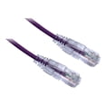 thumbnail image 1 of Axiom BENDnFLEX Ultra-Thin - Patch cable - RJ-45 (M) to RJ-45 (M) - 15 ft - UTP - CAT 6 - snagless - purple, 1 of 2