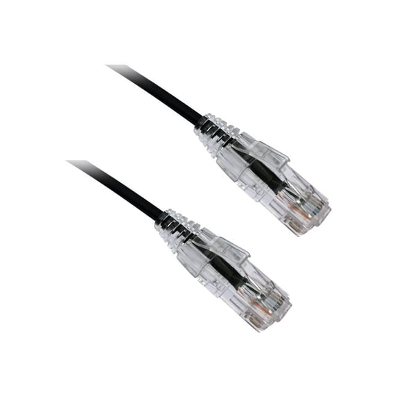 Axiom BENDnFLEX Ultra-Thin - Patch cable - RJ-45 (M) to RJ-45 (M) - 20 ft - UTP - CAT 6 - snagless - black