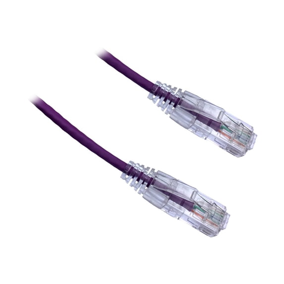 Axiom BENDnFLEX Ultra-Thin - Patch cable - RJ-45 (M) to RJ-45 (M) - 70 ft - UTP - CAT 6 - snagless - purple