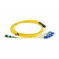 thumbnail image 1 of Axiom - Breakout cable - MTP/MPO (F) to LC single-mode - 4 m - 4 m - fiber optic - duplex - 9 / 125 micron - OFNP - yellow, 1 of 1