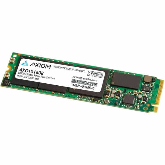 Axiom C3300n 500 GB Solid State Drive, M.2 2280 Internal, PCI Express NVMe (PCI Express NVMe 3.0 x4), TAA Compliant