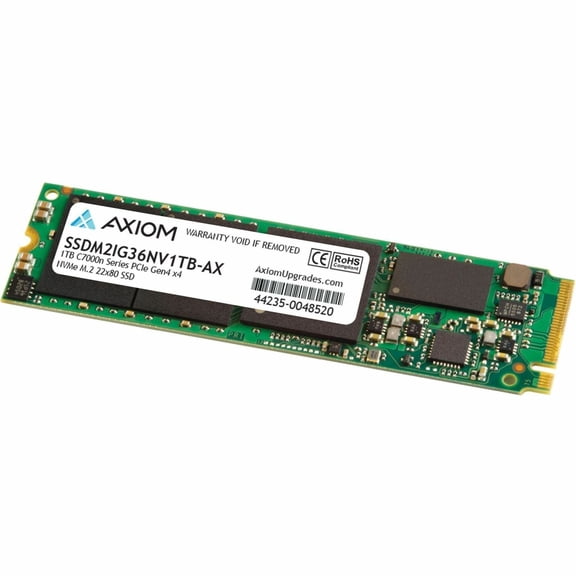 Axiom C7000n 1 TB Solid State Drive, M.2 2280 Internal, PCI Express NVMe (PCI Express NVMe 4.0 x4)