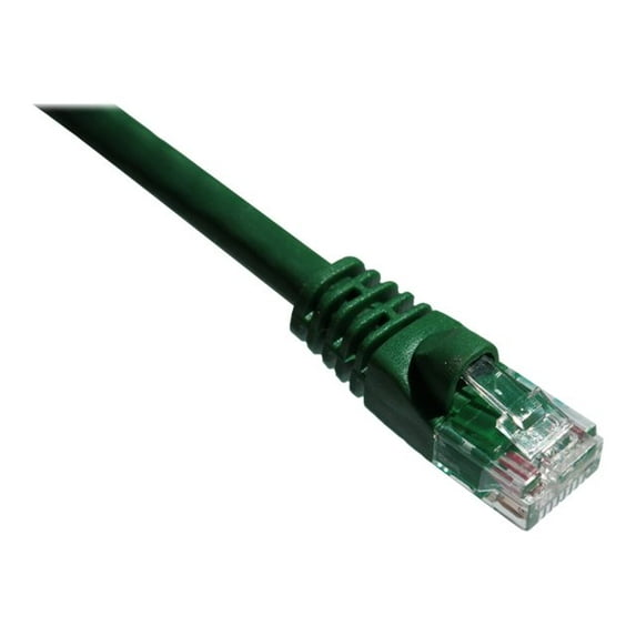 Axiom - Patch cable - RJ-45 (M) to RJ-45 (M) - 3 ft - SFTP / 50 micron - CAT 6 - booted, molded, snagless, stranded - green