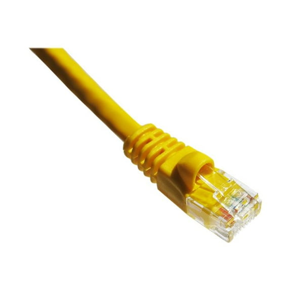 Axiom - Patch cable - RJ-45 (M) to RJ-45 (M) - 75 ft - SFTP - CAT 6 - booted, molded, snagless, stranded - yellow