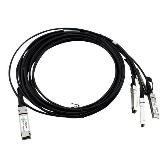 Axiom - Direct attach cable - QSFP+ (M) to SFP+ (M) - 3 m - twinaxial - passive - for P/N: X695-48Y-8C-DC-R