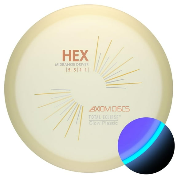 Axiom Discs Total Eclipse Glow 2.0 Hex Disc Golf Midrange (175-180g / Colors May Vary)