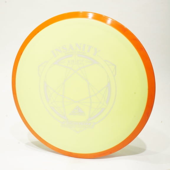 Axiom Fission Insanity Disc Golf Distance Driver, Pick Your Disc 160g Highlighter w/ Orange Rim