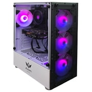 Axiom Gaming  Whiteflare Gaming PC Desktop   AMD Ryzen 5, 16GB DDR4, 512GB SSD, GTX 1060 6GB, WiFi, Windows 11 Home
