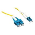 thumbnail image 1 of Axiom - Network cable - TAA Compliant - LC single-mode (M) to SC single-mode (M) - 35 m - 0.1 in - fiber optic - 9 / 125 micron - OS2 - yellow, 1 of 1