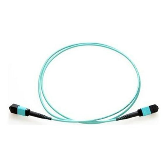 Axiom - Network cable - TAA Compliant - MTP/MPO multi-mode (F) push/pull to MTP/MPO multi-mode (M) push/pull - 15 m - fiber optic - 50 / 125 micron - OM3 - OFNP - plenum - aqua