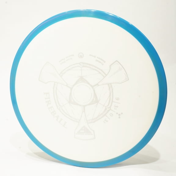 Axiom Neutron Fireball Disc Golf Fairway Driver, Pick Your Disc 157g White w/ Blue Rim
