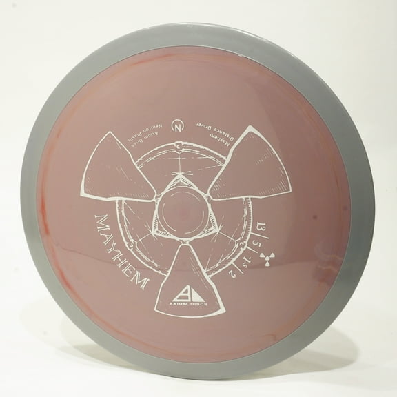 Axiom Neutron Mayhem Disc Golf Distance Driver, Pick Your Disc 168g Dull Purple w/ Gray Rim