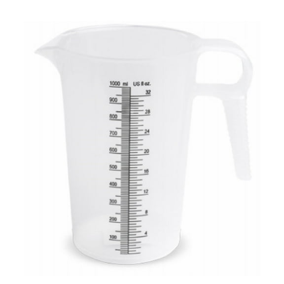 Axiom Products PM80032 Accu-Pour 32 oz. Polypropylene Measuring Pitcher