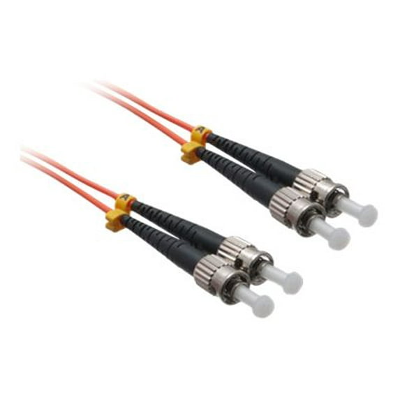 Axiom ST-ST Multimode Duplex OM2 50/125 Fiber Optic Cable - 4m - Orange - Network cable - TAA Compliant - ST multi-mode (M) to ST multi-mode (M) - 4 m - fiber optic - duplex - 50 / 125 micron - OM2 - orange