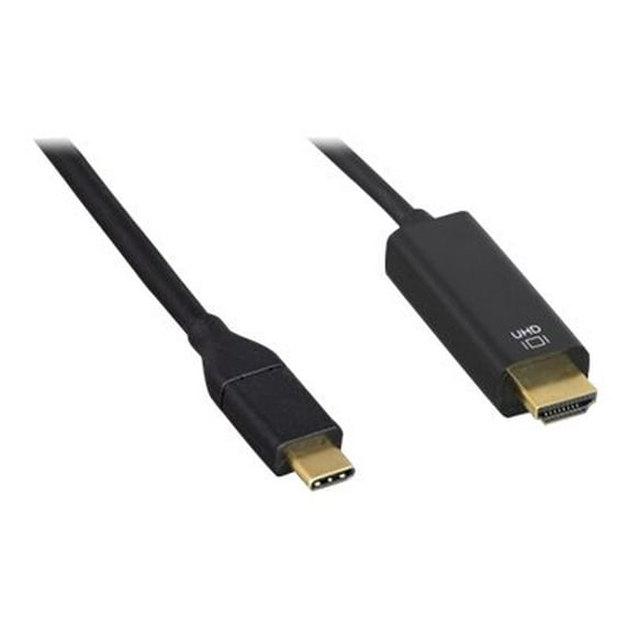 Axiom USBCMHDMIMK03-AX USB-C Male to HDMI Male Adapter Cable, Black - 3 ft.