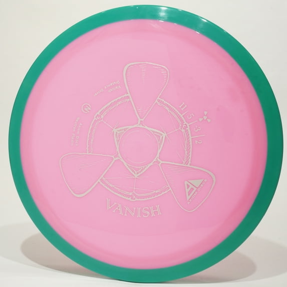 Axiom Neutron Vanish Disc Golf Distance Driver, Pick Your Disc 159g Pink w/ Green Rim