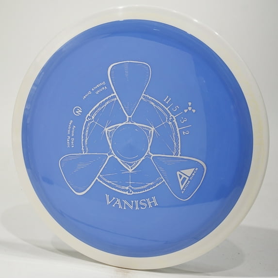 Axiom Neutron Vanish Disc Golf Distance Driver, Pick Your Disc 166g Blue w/ White Rim