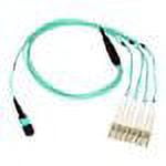 Axiom network cable - 6.6 ft - aqua