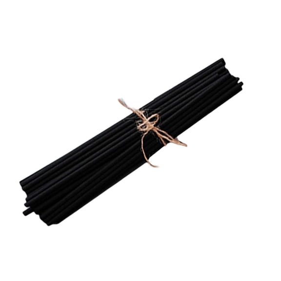 Axioma 100 Pcs Reed Diffuser Rods Set Fiber Reed Diffuser Rods 8 Inch 3mm Reed Diffuser Black