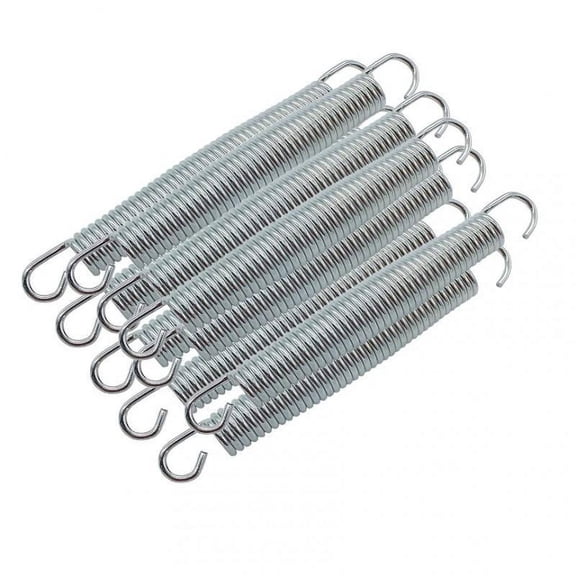 Axioma 10pcs Steel Chrome-plated Trampoline Springs Trampoline Replacement Spring Accessories 5.5/6.5/7/8.5inch 140