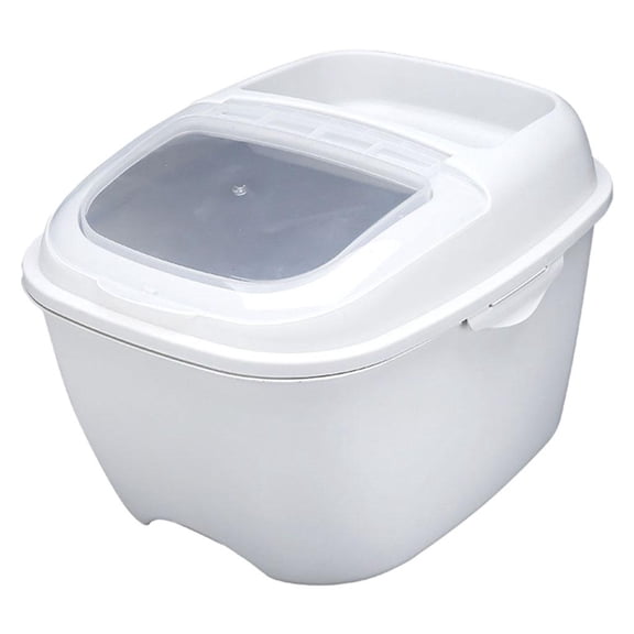 Axioma 1L Rice Dispenser Storage Tank Organizer Boxes ,Whole Grains Rice Bucket ,for Grey