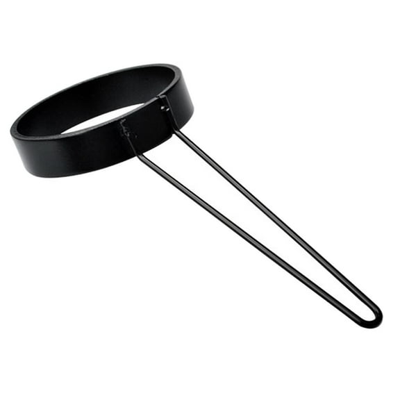 Axioma 1pc Metal Round Flat Egg Rings Pancake Mold Rings with Handle Not Glued 8.3cm