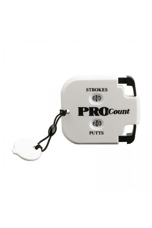 2-5 Pack Golf Counters, Keychain Indicator, keeper Supplies, White 2 Pcs
