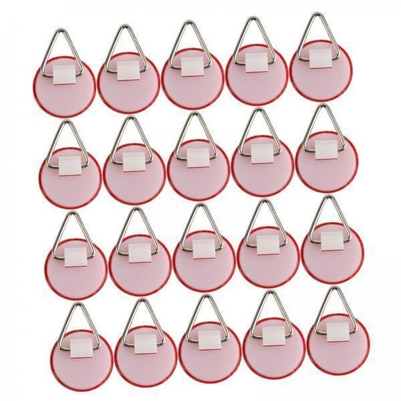 Axioma 2-5pack 20x Invisible Adhesive Hangers Vertical Wall , White, 2 Pcs