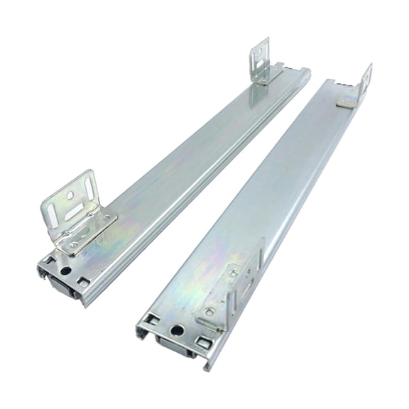 Axioma 2 Pieces 14 inch Drawer Slides Heavy Duty Metal 3 Section Drawer Slides Set Side