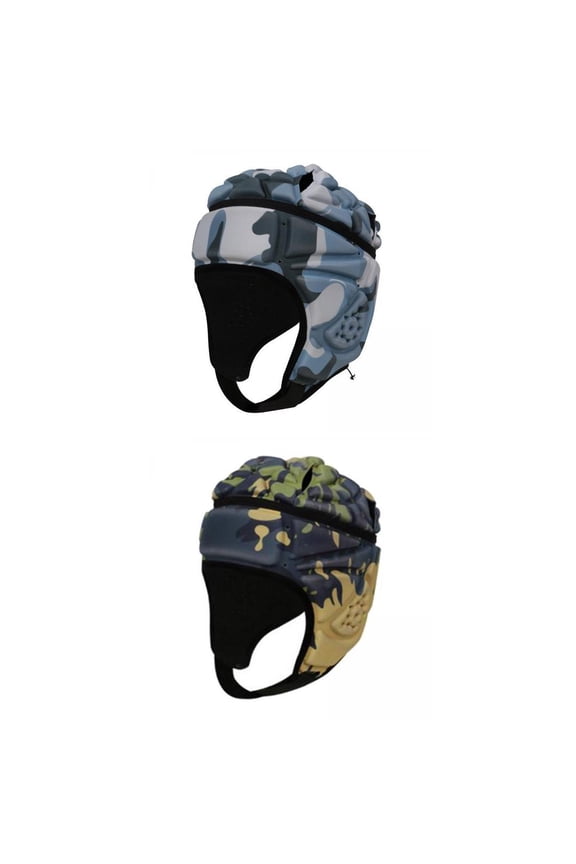 2 Pieces EVA Goalkeeper Rugby Football Soccer Rugby Hat Head Protection