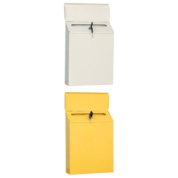 Axioma 2 Sets Mailbox Letter Drop Box Payments Paperwork Secure Postbox House Rural