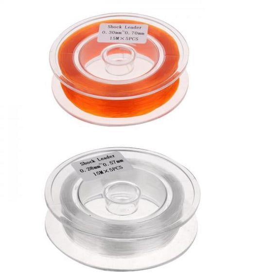 Axioma 2Pcs 20LB 15m Fly Fishing Backing Line Abrasion Resistant Braided Wire Backing