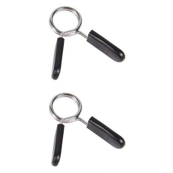 Axioma 2Pcs Premium Steel Barbell Spring Clamp Standard Dumbbell Clips Quick Collar
