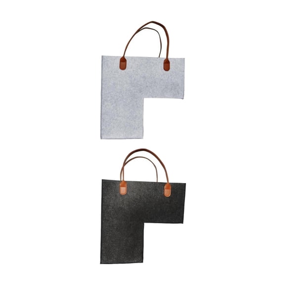 Axioma 2Pcs Stair Organizer Basket Internal Support with Leather Handles Storage for Home Decor Carpeted Laundry Staircase Living Room
