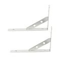 thumbnail image 1 of Axioma 2Pcs Wall Mounted L Shape Triangle Shelf Brackets High Load Wall Supports 8" L Shaped 8 inches, 1 of 7