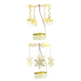 Axioma 2Pieces Rotating Candle Holder Aureate Revolving Candlestick Tea ...