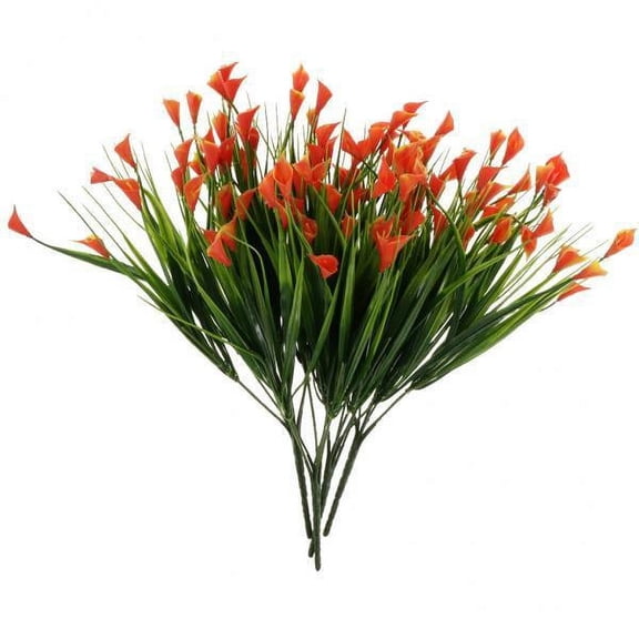 Axioma 2X 4x Artificial Calla Lily Flower Bouquet Wedding Home Floral Decor Rosy