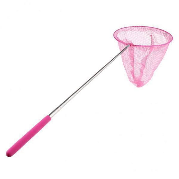 Axioma 2X Kids Pond Fishing Net Extend Telescopic Butterfly Insect Bug Catcher Pink