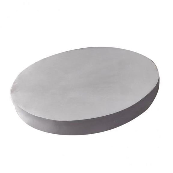 Axioma 2X Solid Color Pure Cotton Round Bed Fitted Sheet Bed Cover 200x200cm Gray