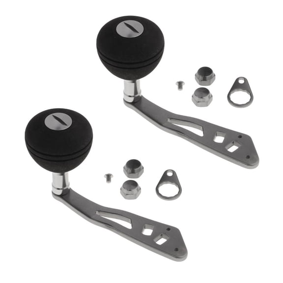 Axioma 2pcs Universal Fishing Reel Handle Grip Left / Right Hand Interchangeable for