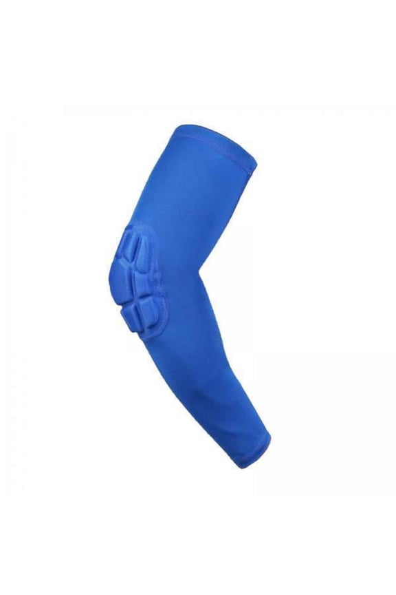 2x 1 Piece Padded Arm Sleeve, Compression Arm Sleeve W/ Elbow Pad for Football, Volleyball, Baseball Protection